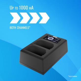 Image du produit Newell Chargeur de caméra FDL-USB-C Chargeur à deux canaux pour batteries NP-W126 (Chargeur de batterie d'appareil photo)