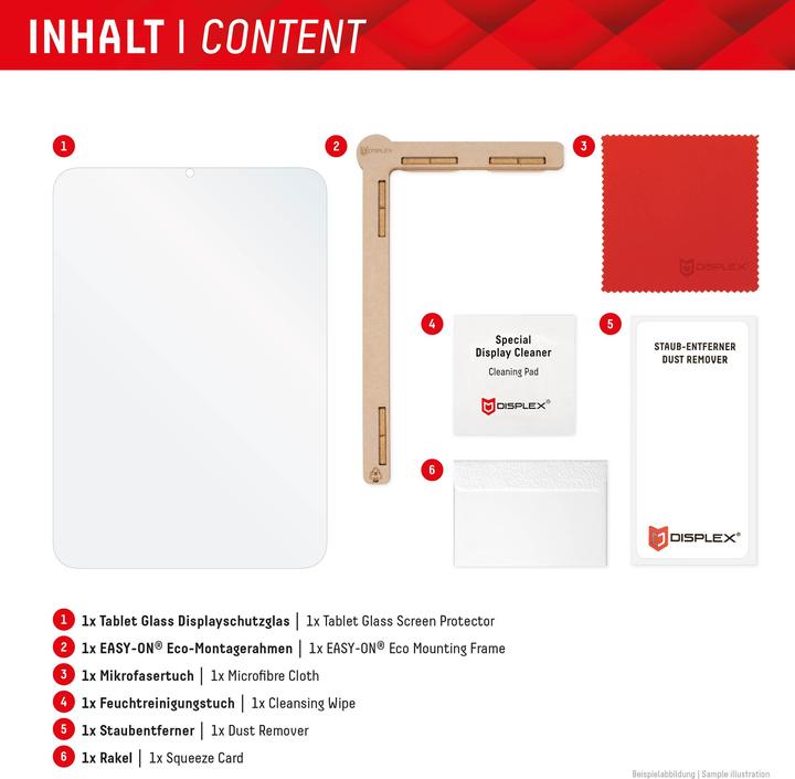 Actual product image Displex Tablet Glass, Tablet Schutzglas (1 Piece, iPad Air 11 2024 (M2), iPad Air 11 2025)
