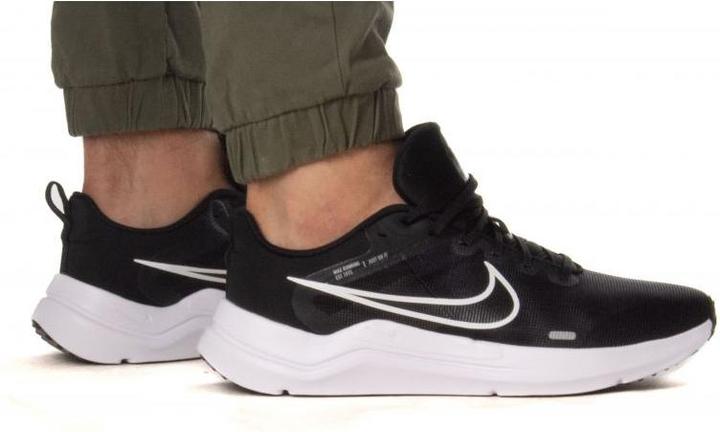 Actual product image Nike Mens Downshifter 12 Running Shoe, Black/White-Dk Smoke Grey-Pure, 44.5 EU (44.5)
