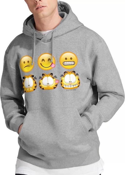 Immagine prodotto Garfield Felpa con Cappuccio Emoji Uomo (M)