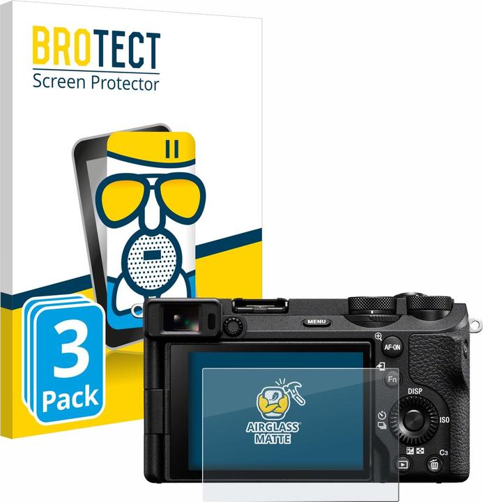 Produktbild BROTECT AirGlass Panzerglasfolie Matt (Displayschutz, Alpha 6700)