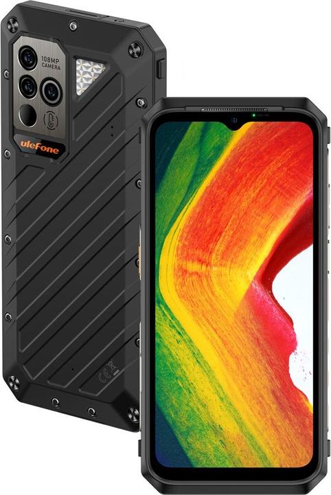 Produktbild Ulefone Smartphone Power Armor 18 Ultra 5G 12GB/512GB (schwarz) ohne Ladegerät (512 GB, Schwarz, 6.57", Dual SIM, 108 Mpx, 5G)