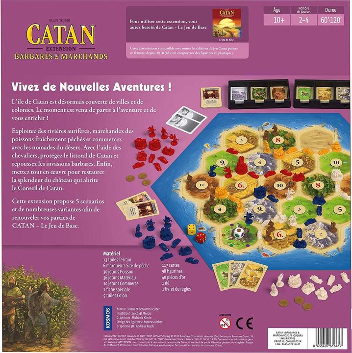 Produktbild Kosmos Familienspiel CATAN Barbares & Marchands (Französisch)