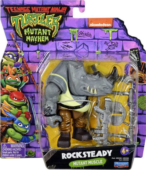 Actual product image Boti Teenage Mutant Ninja Turtles Figure - Rocksteady Mutan
