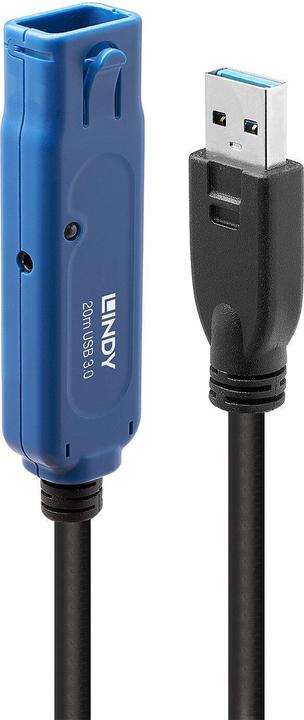 Produktbild Lindy 20m USB 3.0 Aktivverlängerung Pro USB 3.0 Verbindungen bis zu 40m (20 m, USB 3.2 Gen 1)