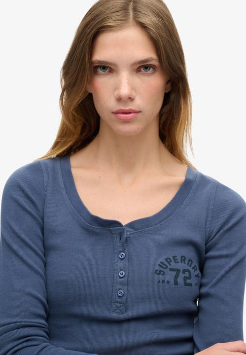 Produktbild Superdry Athletic Button-down-Langarmoberteil (10, 11, 12)