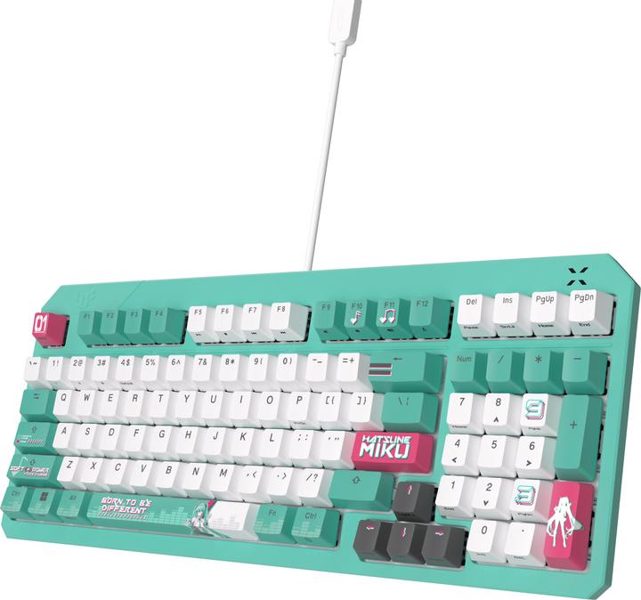 Produktbild ASUS TUF Gaming K3 Gen II Hatsune Miku Edition (DE, Kabelgebunden)