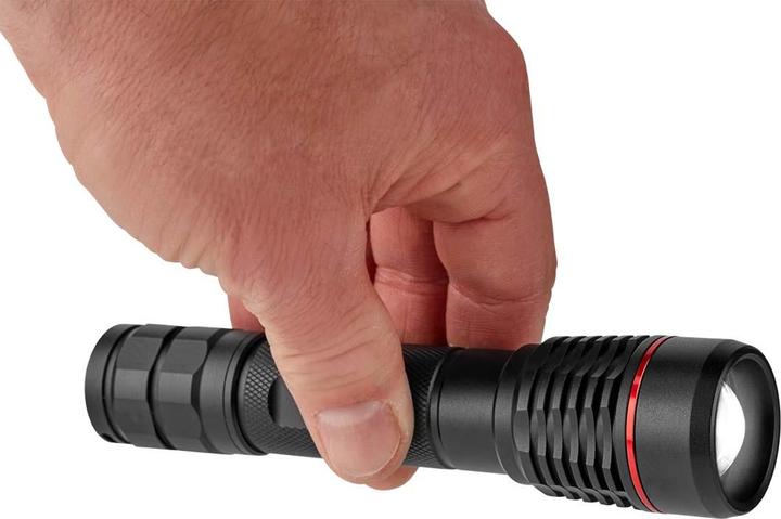 Actual product image Nedis LED torch, full metal housing, IPX7, 200 metre light range (3.40 cm, 1000 lm)