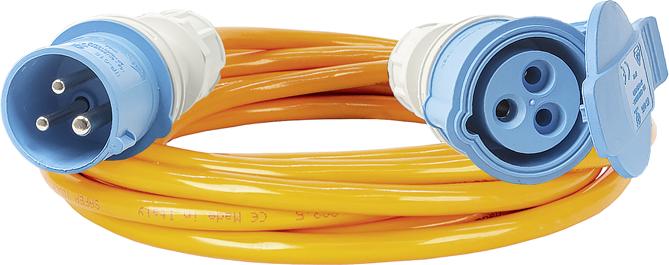Actual product image Steffen Industrial extension cable GdV 3x2.5mm2 20m CEE16/3-CEE16/3 IP44 sw (20 m, CEE 16/3)