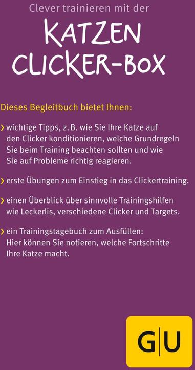 Produktbild Katzen-Clicker-Box (Deutsch, Birgit Rödder, 2013)