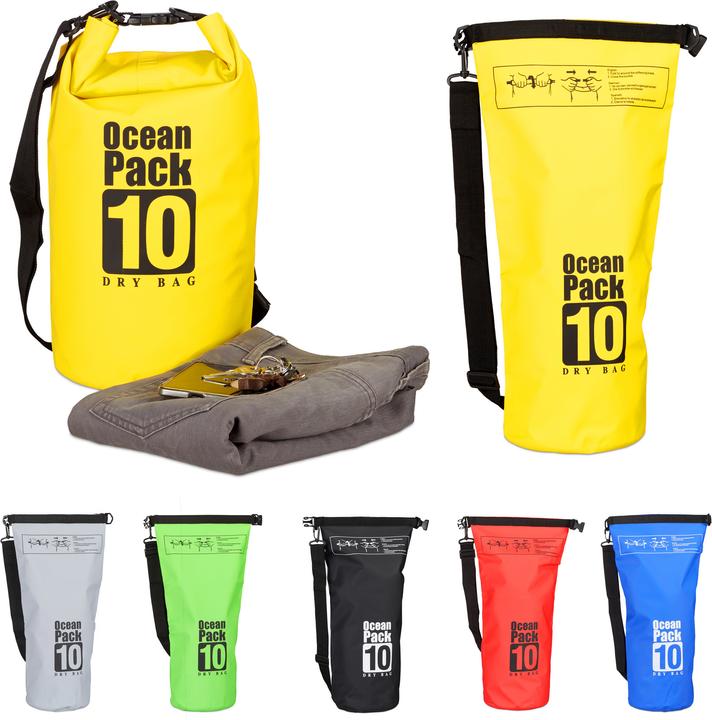 Image du produit Relaxdays Sac étanche Ocean Pack 10 litres (10 l)