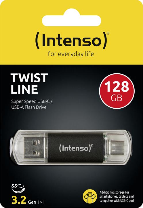 Immagine prodotto Intenso Twin Line (128 GB, USB-A, USB-C)