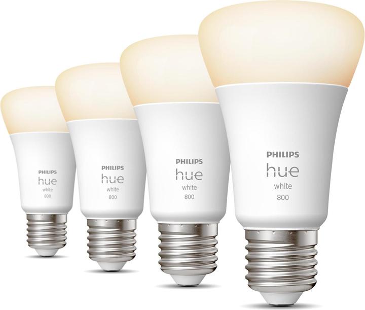 Productafbeelding Philips Hue Tint wit (E27, 9 W, 806 lm, 4 x, F)