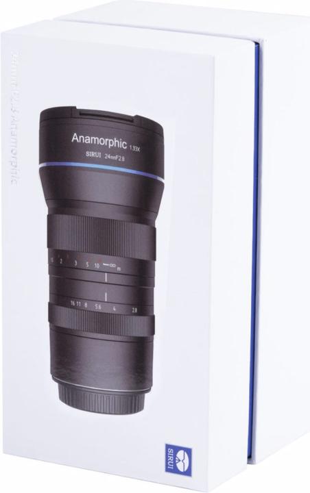 Actual product image Sirui Anamorphic 1.33x 24mm f/2.8 MFT (Micro Four Thirds, APS-C / DX)