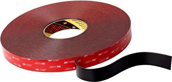 Immagine prodotto 3M Nastro adesivo ad alte prestazioni VHB 5952F, 19 mm x 33 m, biadesivo nero, adattabile per s (19 mm)