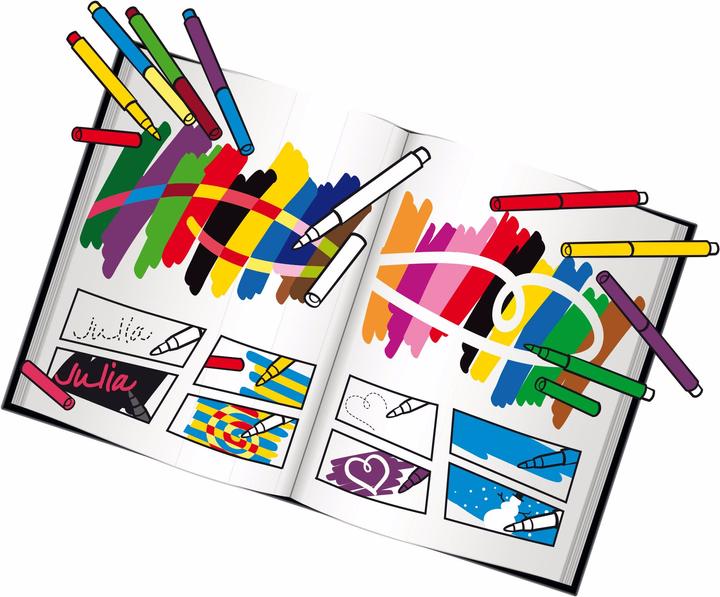 Actual product image Malinos Painting magic (Multicoloured, 25 x)