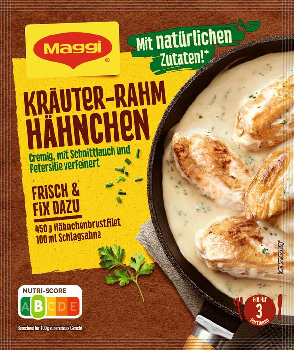 Produktbild Maggi Kräuter Rahm Hähnchen (35 g)