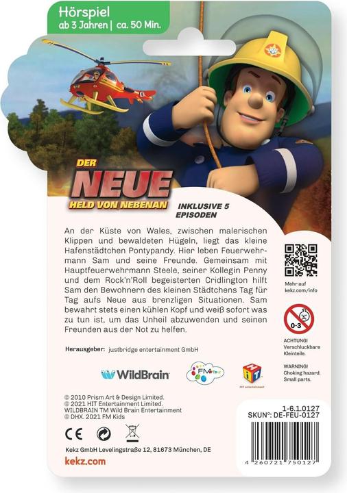 Immagine prodotto Kekz Fireman Sam - Audio Chip (Tedesco)