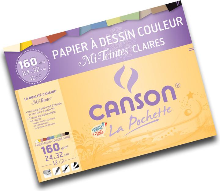 Image du produit Canson Mi-Teintes (160 g/m², 12 x)