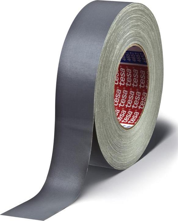 Produktbild tesa Gewebeband 4657, 19 mm x 50 m, grau (19 mm)