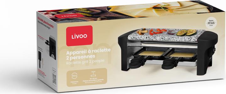 Productafbeelding Livoo Raclette und grillplate 2 personen
