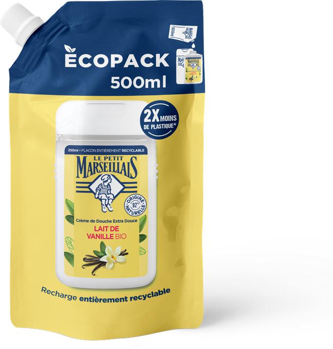 Actual product image Le Petit Marseillais Duschcreme Nachfüllbeutel Vanille 500 ml (500 ml)