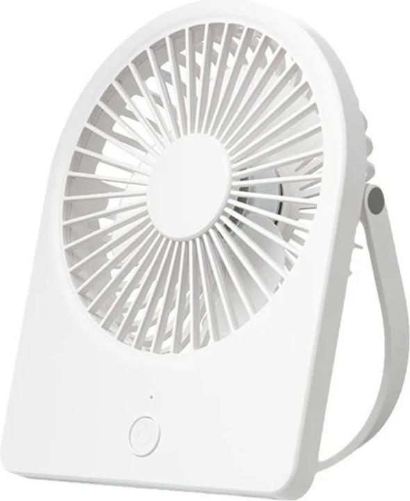 Produktbild Techsuit - Mini Fan (CT-108) - Portable, Rechargeable, USB - White