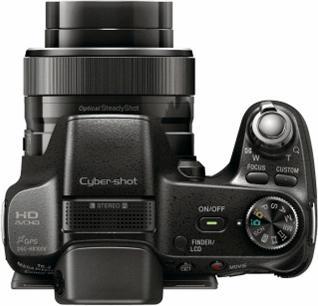 Produktbild Sony DSC-HX100V, 16 MP, 30x WW-Zoom, 3D, GPS, FullHD, Black (1/2,3'')