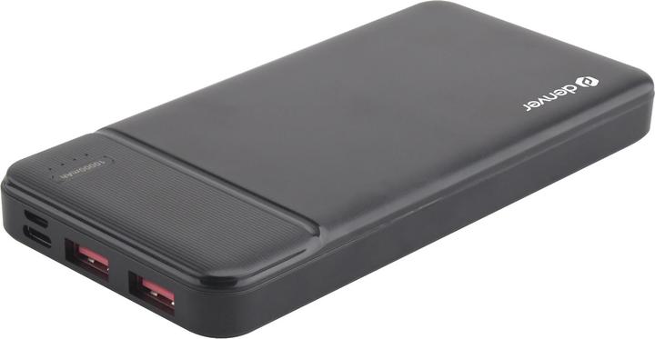 Denver PQC-10007, 10000 mAh, polimeri di litio (LiPo), 18 W, grigio (10000 mAh, 18 W, 37 Wh)
