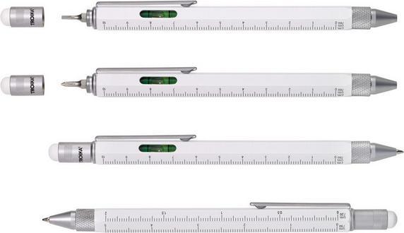 Actual product image Troika Stylo-bille CONSTRUCTION (White, 4 x)