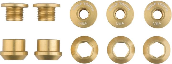 Wolf Tooth Kettenblattschrauben-Set 5-Arm 6 mm (1)