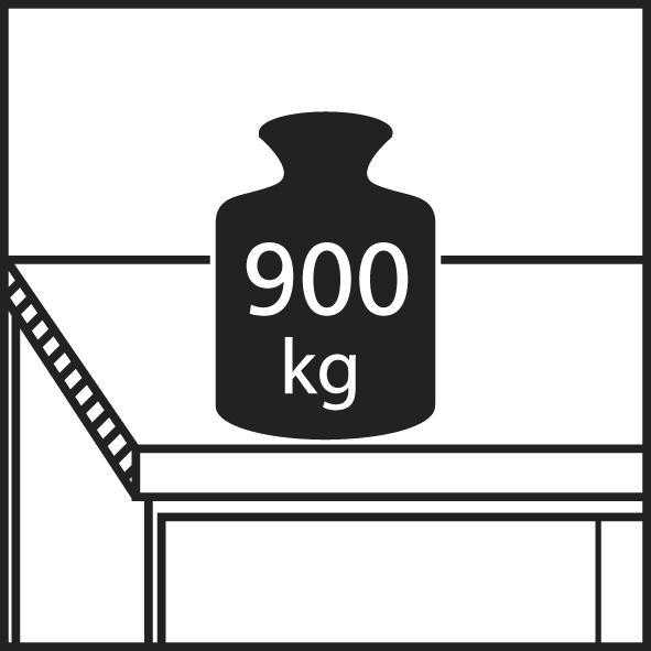 Produktbild Bedrunka & hirth Grundgestell powerline 4 (200 cm, 90 cm)