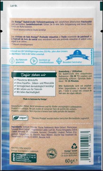 Image du produit Kneipp rofonde relaxation (Sel de bain)