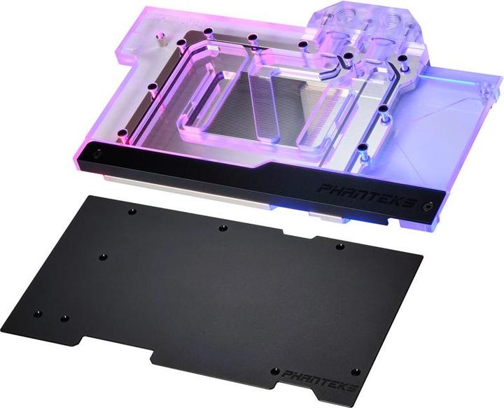 Actual product image Phanteks Glacier G3090Ti GPU Water Block Gigabyte, D-RGB - Backplate