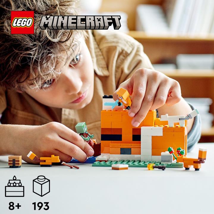 Actual product image LEGO The Fox Lodge (21178, LEGO Minecraft)