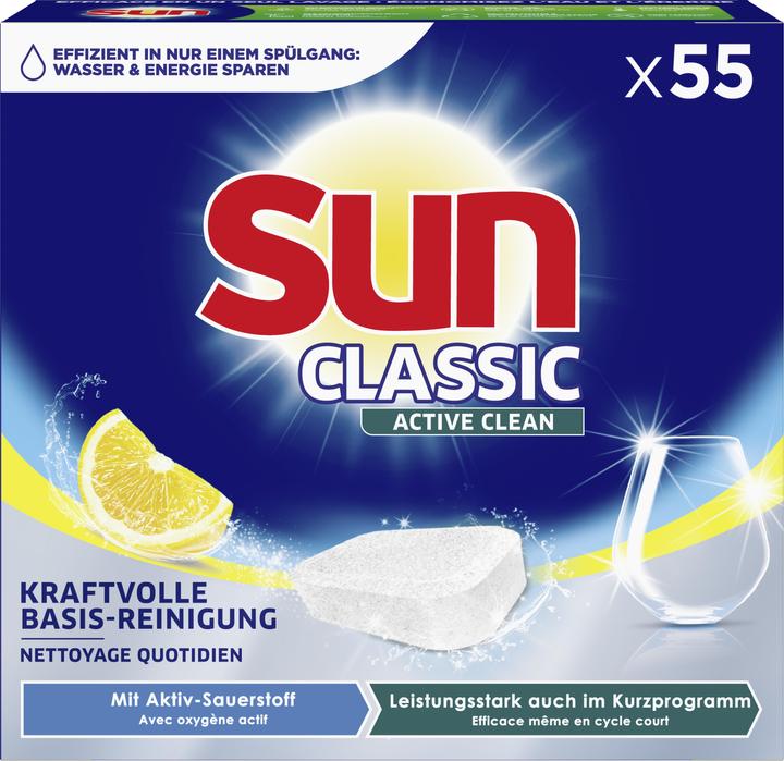 Sun Classic Active Clean (Tabs, 55 Waschgänge)