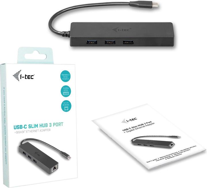 Actual product image i-tec C31gl3slim (USB-C, 4 Ports)