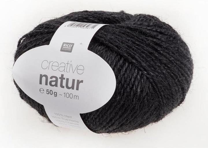 Actual product image Rico Design Wool Creative Nature 50 g, Black (100 m)