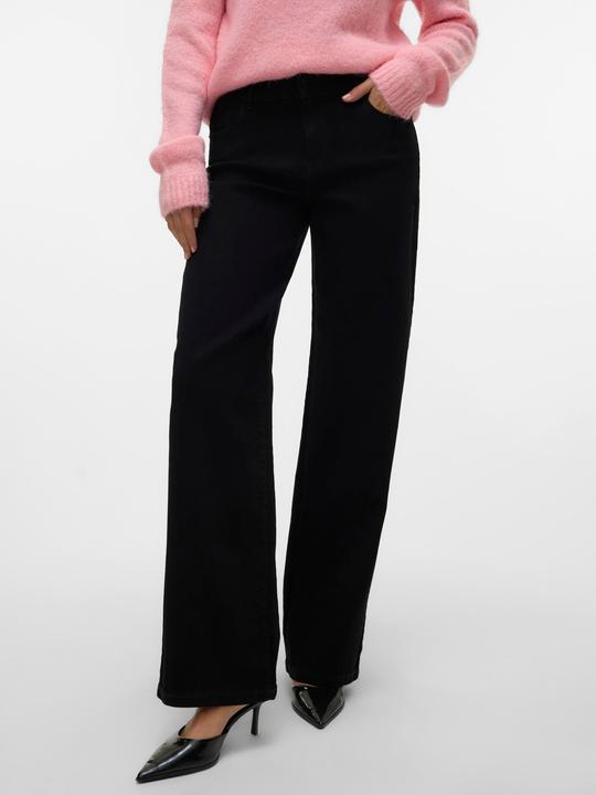 Actual product image Vero Moda VMELLY Mid Rise Weiter Beinschnitt Jeans Weit geschnitten (L)