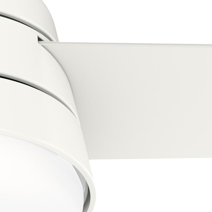 Produktbild Hunter Fans Deckenventilator Finley L Weiss mit Licht & Fernbedienung (43 dB)