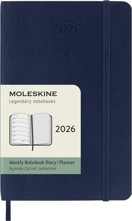 Produktbild Moleskine WONK 2026 PK SC Saphir (9 x 14 cm, Englisch)
