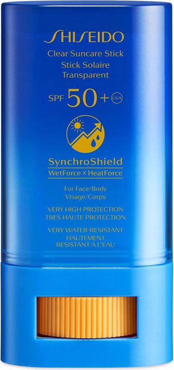 Shiseido Clear Suncare Stick (Sonnencreme Gesicht, SPF 50+, 20 g)