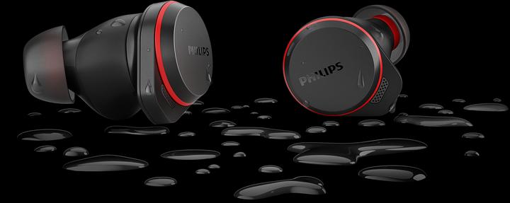 Productafbeelding Philips TAA7507BK/00 Echte draadloze sporthoofdtelefoon Bluetooth Zwart (ANC, 7 h, Draadloze)