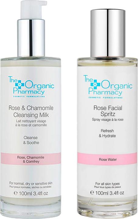 The Organic Pharmacy Sensible Haut Reinigungsduo (Reinigungsmilch, 100 ml)