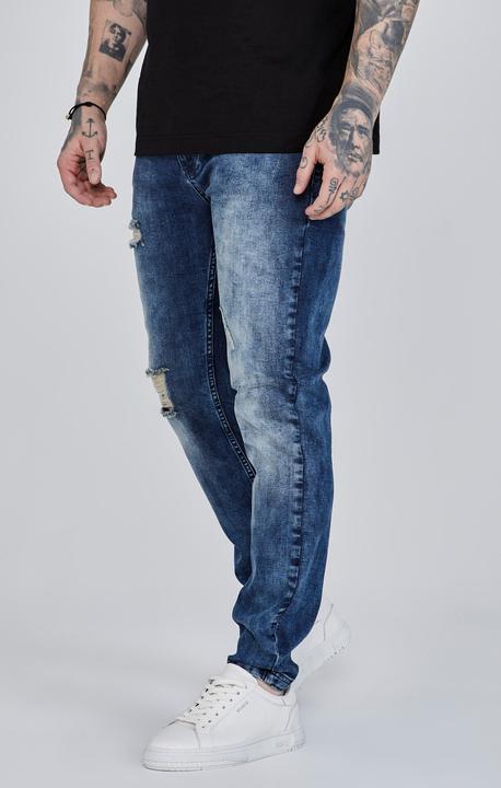 Actual product image Siksilk Distressed slim fit jeans (32)