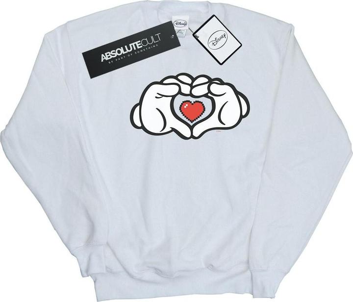 Disney Mickey Mouse Heart Hands Sweatshirt Mädchen