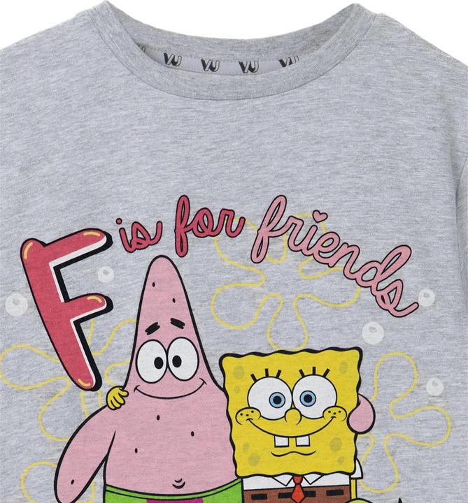 Immagine prodotto Spongebob Squarepants F Is For Friends Maglietta Ragazze (158, 164)