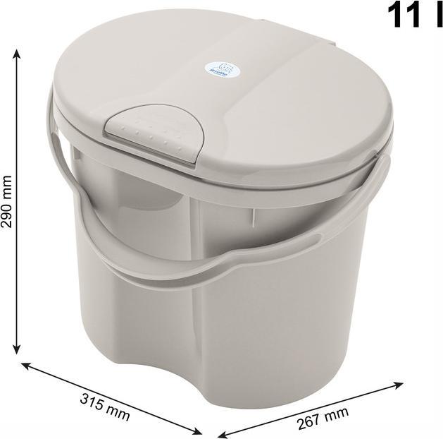 Produktbild Rotho Babydesign Windeleimer TILO 11 l Cappuccino
