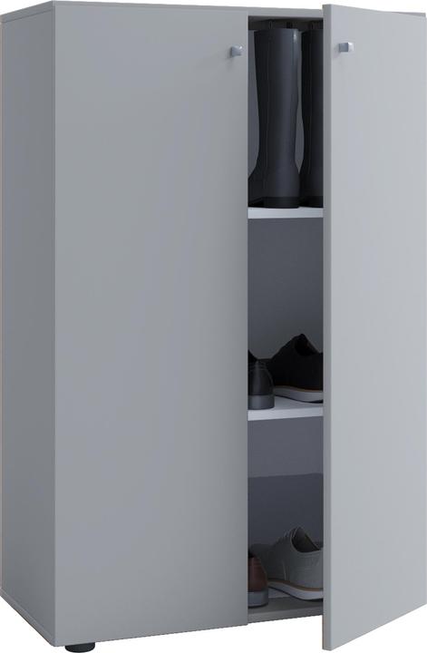 Immagine prodotto VCM Mobile da ufficio in legno Scaffale per file Lona 3 scomparti con ante a battente (70 x 40 x 111 cm)