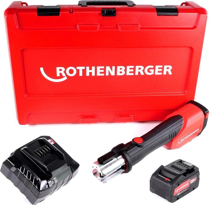 Produktbild Rothenberger ROMAX 4000 Akku Pressmaschine 18V + 1x Akku 8,0Ah + Ladegerät + Koffer